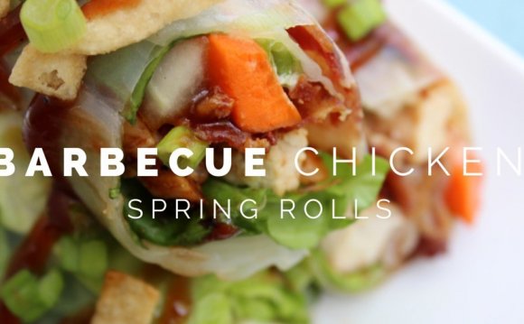 Barbecue Chicken Spring Rolls