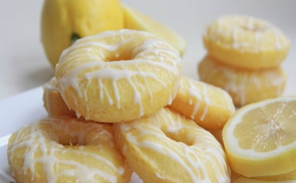 Baked Lemon Cake Donuts Lemon