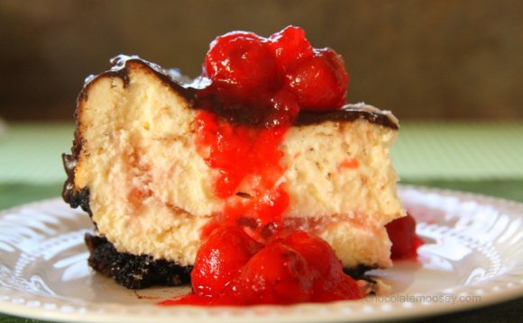 Chocolate Cherry Cheesecake