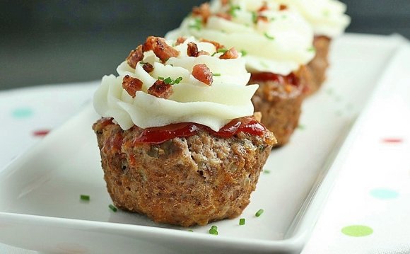 Meatloaf cupcakes also cook