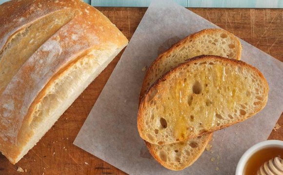 No Knead Crusty White Bread