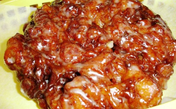 A Ronald s apple fritter: