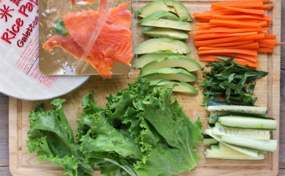 Avocado Fresh Spring Rolls