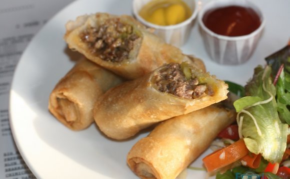 Cheeseburger Spring Roll