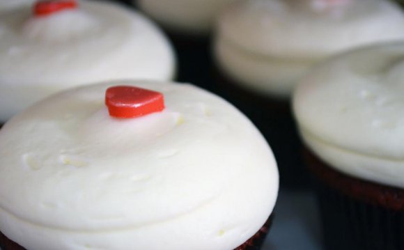 Red Velvet Cupcake with Cream