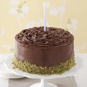 Banana Cake with Chocolate Frosting