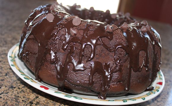 Chocolate Cake with Pudding recipe
