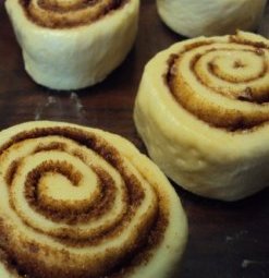 cinnamon rolls ready for the oven