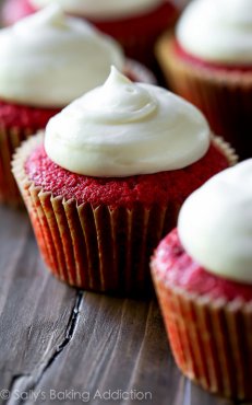 Classic Red Velvet Cupcakes with Cream Cheese Frosting - this recipe delivers. Learn what makes this classic recipe so good! sallysbakingaddiction.com