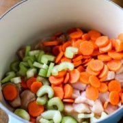 Double Crust Chicken Pot Pie Recipe from sallysbakingaddiction.com