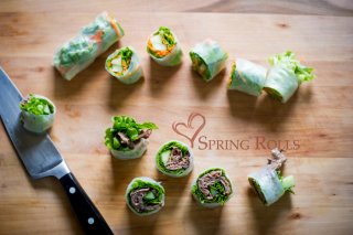 Fresh Sring Roll Bites and Recipes from White On Rice Couple