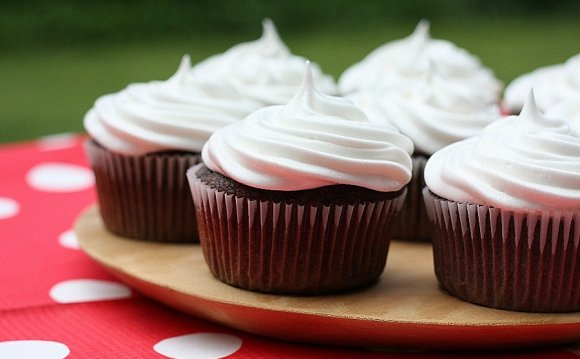 Marshmallow Filled Cupcakes recipe