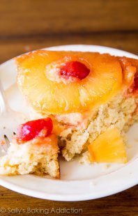 Here is my favorite recipe for Pineapple Upside-Down Cake! sallysbakingaddiction.com