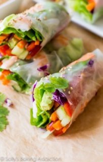Homemade Fresh Summer Rolls with Easy Peanut Dipping Sauce are healthy, adaptable, and make a wonderful light dinner, lunch, or appetizer. Here's exactly how I make them.