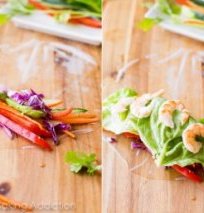 Homemade Fresh Summer Rolls with Easy Peanut Dipping Sauce are healthy, adaptable, and make a wonderful light dinner, lunch, or appetizer. Here's exactly how I make them.