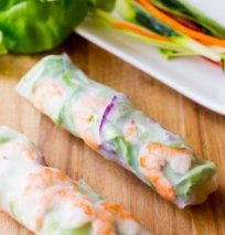 Homemade Fresh Summer Rolls with Easy Peanut Dipping Sauce are healthy, adaptable, and make a wonderful light dinner, lunch, or appetizer. Here's exactly how I make them.