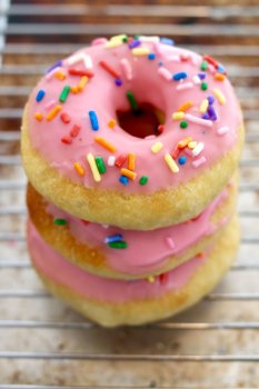 Homemade, No-knead, Baked, Not fried, Donuts, Sprinkle, Glazed, Chocolate, Gemma Stafford, Bigger Bolder Baking, Baking, Baking Videos, Recipes, Hope to make donuts