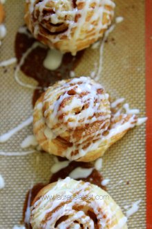 Puff Pastry Cinnamon Rolls