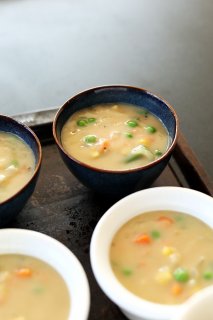 Vegan Pot Pies! 1 hour and topped with from scratch flaky biscuits!