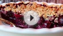 Cherry Pie with Almond Crumb Topping - Cherry Streusel Pie