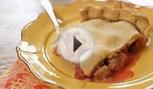 Custardy Rhubarb Pie