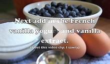 French Vanilla Blueberry Streusel Coffee Cake Recipe