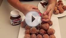 How to make Nutella Filled Donuts Holes