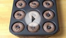 Oven Baked Chocolate Donuts | One Pot Chef