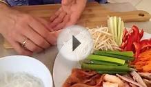 Vietnamese Rice Paper Rolls Easy Video Recipe