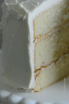 White Cake Recipe  ©addapinch.com