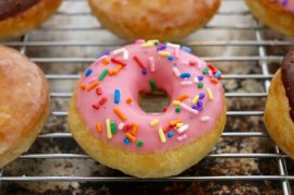 You can create any flavor or shape donuts you like and they will look like they were made professionally in a donut shop.